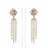 Chanel Baroque pendants earrings in yellow gold,  pearls and mother of pearl and in diamonds - 360 thumbnail