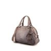 Prada Bowling handbag in brown shading leather - 00pp thumbnail