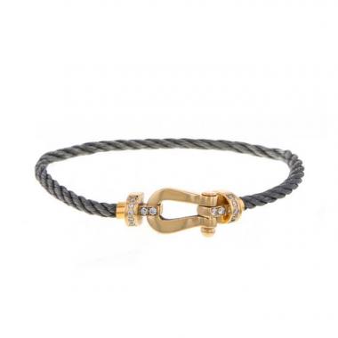 Force 10 bracelet Fred Gold in gold and steel - 29707102