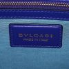 Bulgari handbag in blue leather - Detail D4 thumbnail
