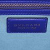 Bulgari handbag in blue leather - Detail D4 thumbnail