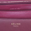 Celine Classic Box handbag in burgundy box leather - Detail D3 thumbnail