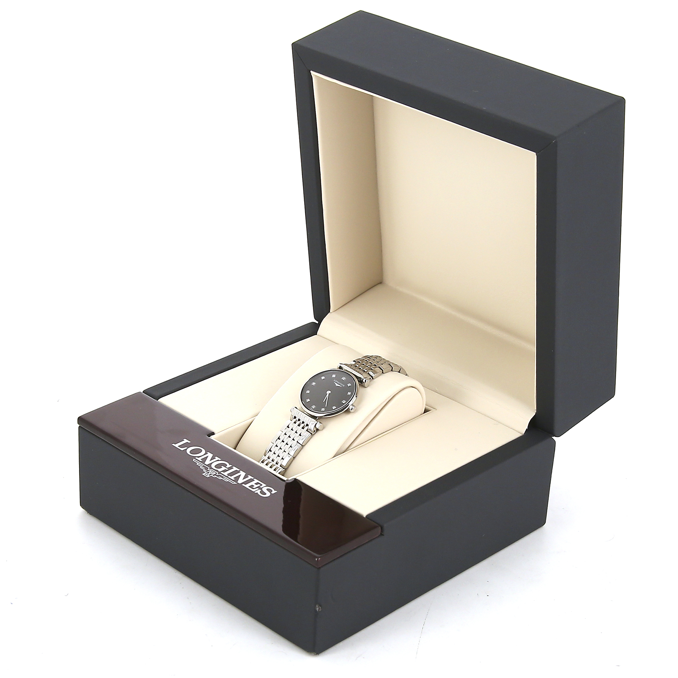 Longines watch in stainless steel Ref: L4209 Circa 2000 - Detail D2