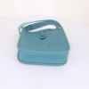 Hermès Mini Evelyne handbag in blue togo leather - Detail D4 thumbnail