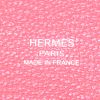 Sac bandoulière Hermes Jypsiere en cuir togo rose Jaipur - Detail D3 thumbnail