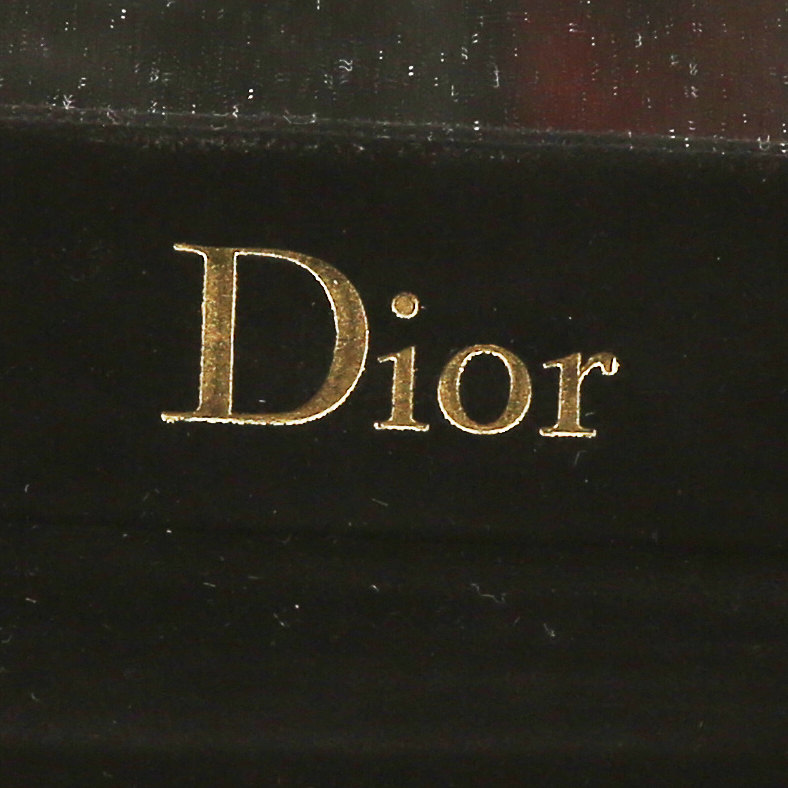 Gioielli scatola Dior in pelle nera - Detail D3