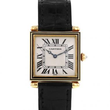 Montre Cartier Tank Obus en or jaune Ref :  1630 Vers  1990