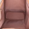 Zaino Louis Vuitton Montsouris Backpack in tela monogram marrone e pelle naturale - Detail D2 thumbnail