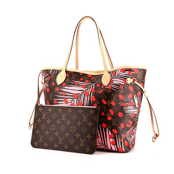 bolso cabas louis vuitton neverfull pequeno en lona monogram