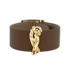 Cartier Panthère cuff bracelet in yellow gold,  onyx and tsavorites - 00pp thumbnail