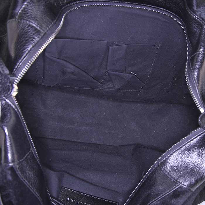 Borsa Balenciaga Work in puledro nero e pelle nera - Detail D2