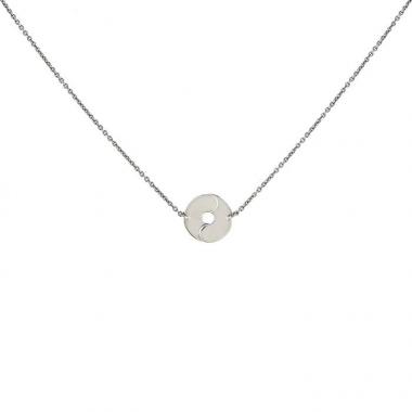 Collier Dinh Van Double Sens en or blanc