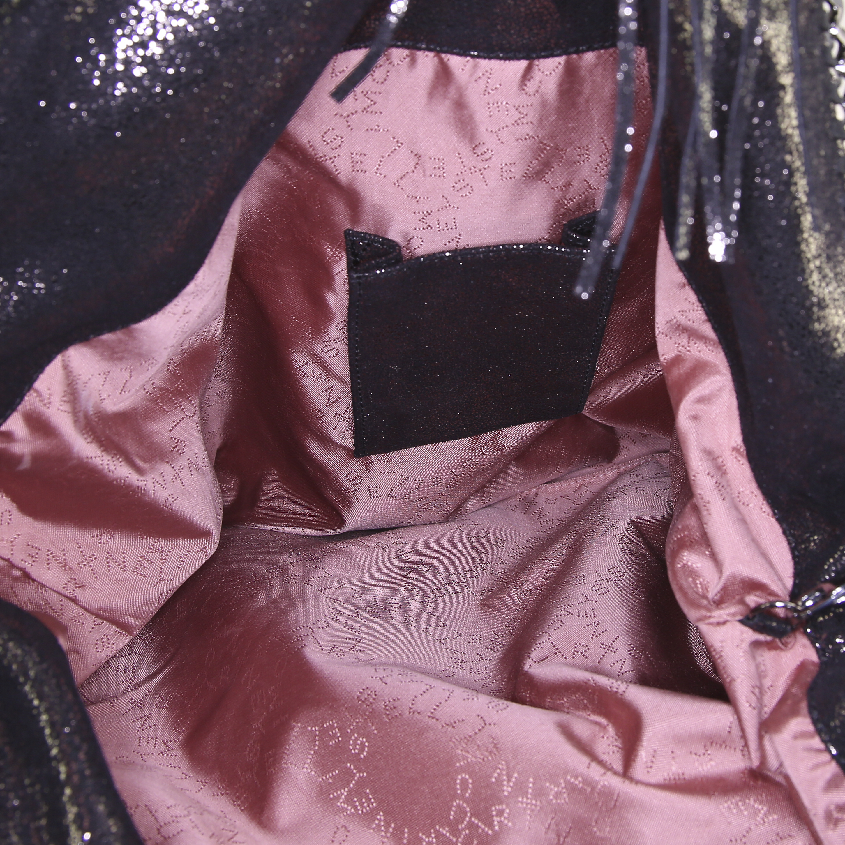 Borsa Stella McCartney Falabella in tela argentata - Detail D2