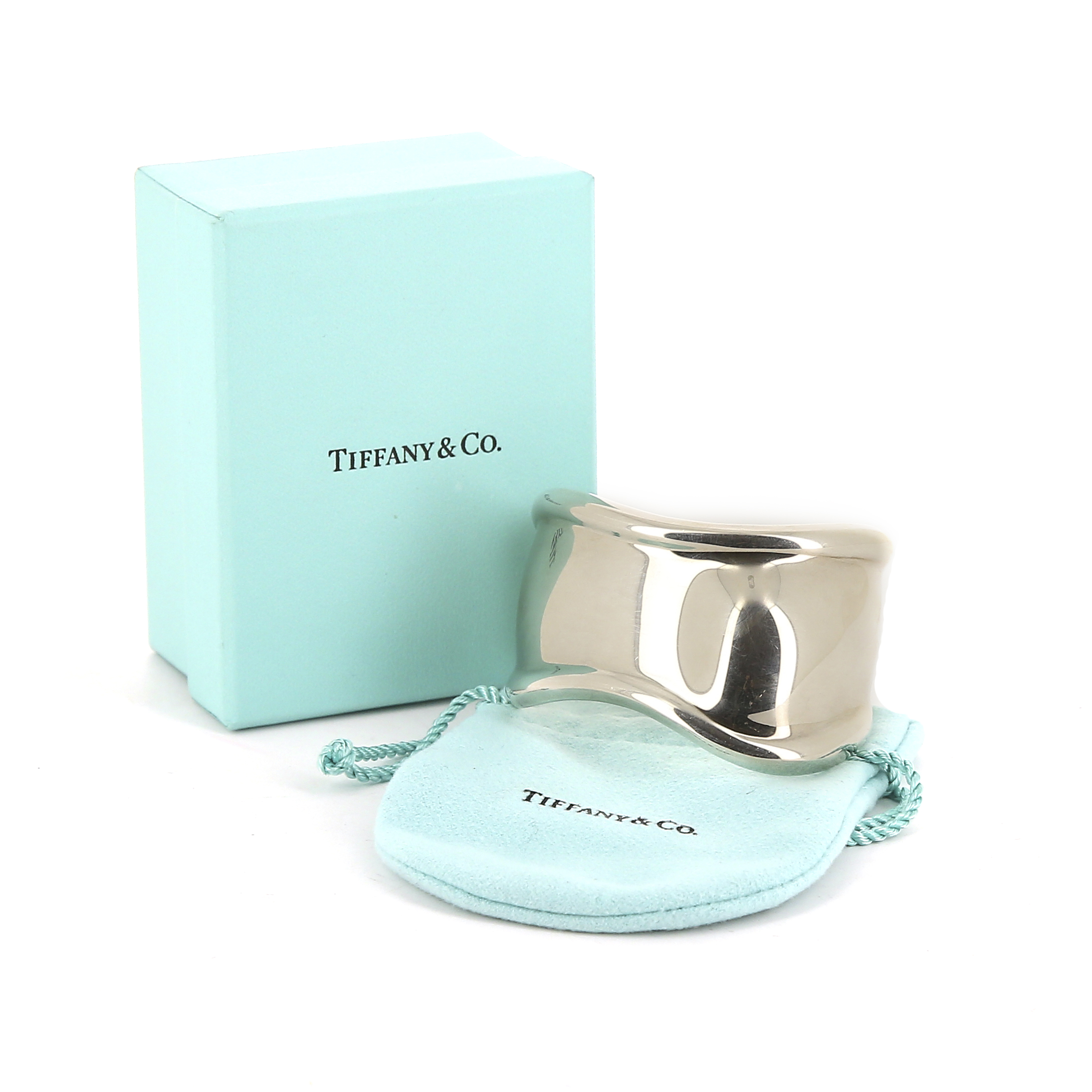Tiffany & Co Bone medium model cuff bracelet in silver