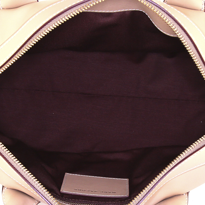 Borsa Marc Jacobs in pelle beige - Detail D3