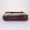 Hermès Trim handbag in beige canvas and burgundy box leather - Detail D4 thumbnail