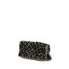 Borsa/pochette Chanel Editions Limitées in tela nera e pelle dorata - 00pp thumbnail