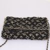 Chanel Editions Limitées handbag/clutch in black canvas and gold leather - Detail D4 thumbnail