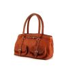 Dior bag worn on the shoulder or carried in the hand in brown leather - 00pp thumbnail