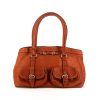 Dior bag worn on the shoulder or carried in the hand in brown leather - 360 thumbnail