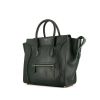 Celine Luggage Medium handbag in green leather - 00pp thumbnail