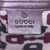 Gucci Hysteria handbag in brown empreinte monogram leather - Detail D3 thumbnail