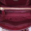 Sac cabas Prada Lux Tote en cuir saffiano bordeaux - Detail D2 thumbnail