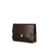 Chanel Vintage bag worn on the shoulder or carried in the hand in brown leather - 00pp thumbnail
