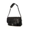 Chanel Pocket in the city small model bag worn on the shoulder or carried in the hand in blue grained leather and blue quilted leather - 00pp thumbnail