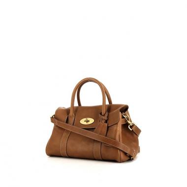 Bolso bandolera Mulberry Bayswater en cuero marrón