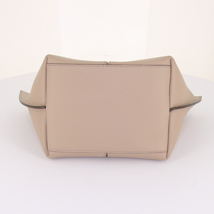 Borsa a tracolla Tod's mini in pelle beige e gialla - Detail D5