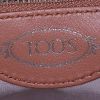 Tod's Double T handbag in brown leather - Detail D3 thumbnail