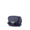 Tod's Double T handbag in blue leather - 00pp thumbnail