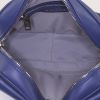 Tod's Double T handbag in blue leather - Detail D2 thumbnail