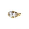 Chanel Comètes ring in yellow gold,  diamonds and pearl - 00pp thumbnail