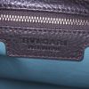 Bulgari Bulgari Bulgari shopping bag in brown grained leather - Detail D3 thumbnail
