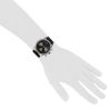 Breitling Cosmonaute Iip watch in stainless steel Ref:  973593 Circa  1960 - Detail D1 thumbnail