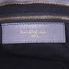 Balenciaga Metallic Edge City handbag in grey leather - Detail D4 thumbnail