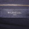 Bolso de mano Balenciaga Metallic Edge en cuero negro - Detail D4 thumbnail