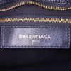 Balenciaga Classic Metallic Edge City handbag in black leather - Detail D4 thumbnail