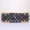 Louis Vuitton Beverly bag worn on the shoulder or carried in the hand in black multicolor monogram canvas and natural leather - Detail D4 thumbnail