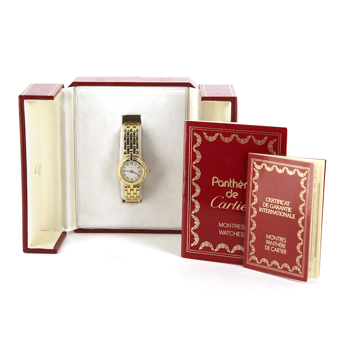 Cartier Panthère Vendôme watch in 18k yellow gold Circa 1989 - Detail D2