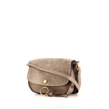 Bolso bandolera Chloé Kurtis en ante gris