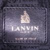 Lanvin Happy bag worn on the shoulder or carried in the hand in golden brown quilted leather - Detail D4 thumbnail