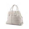 Tod's D-Bag shopping bag in white grained leather - 00pp thumbnail