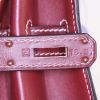Hermes Kelly 32 cm handbag in red H box leather - Detail D5 thumbnail