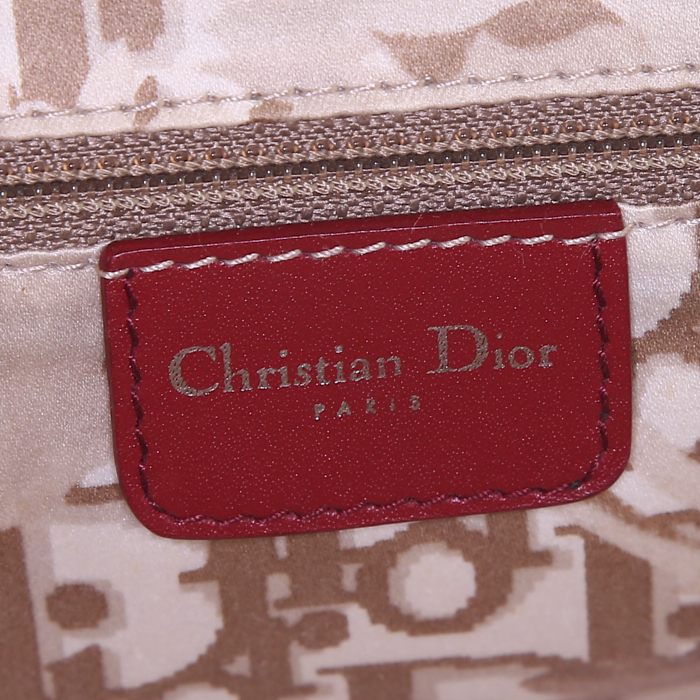 Borsa Dior Détective in pelle rossa - Detail D3