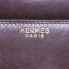 Sac à main Hermes Monaco en cuir box marron - Detail D3 thumbnail