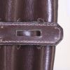 Bolso de mano Hermes Monaco en cuero box marrón - Detail D4 thumbnail