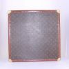 Louis Vuitton hat box in brown monogram canvas and natural leather - Detail D4 thumbnail